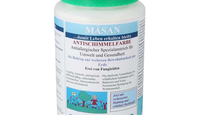 Anti Schimmel Farbe weiß für Wände & Decken streichen