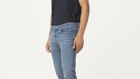 hessnatur Herren Jeans Ben Straight Fit aus Bio-Denim - blau - Größe 34/34