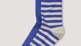 hessnatur Herren-Socken im 2er-Pack aus Bio-Baumwolle - blau - Größe 43-45