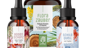 Schilddrüsen-Paket mit Florazauber, Bodenschatz & Schildquell