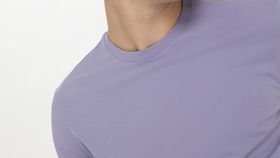 hessnatur Herren T-Shirt Regular aus Bio-Baumwolle - lila - Größe 56