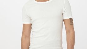 hessnatur Herren T-Shirt aus Bio-Baumwolle, 2er-Pack - weiß - Größe 4