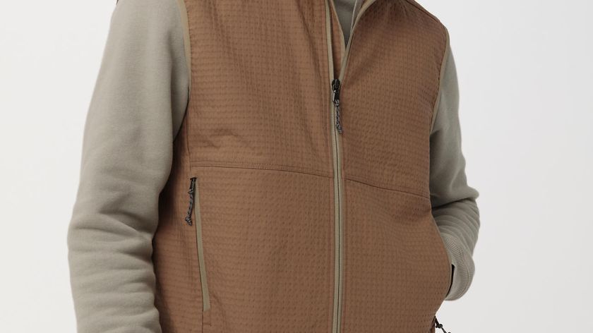 hessnatur Weste Softshell Grid - braun - Größe 56