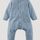 hessnatur Baby Softfleece-Overall aus Bio-Baumwolle - blau - Größe 74/80