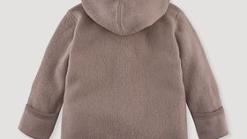 hessnatur Baby Fleece Jacke Regular aus Bio-Baumwolle - lila - Größe 98/104