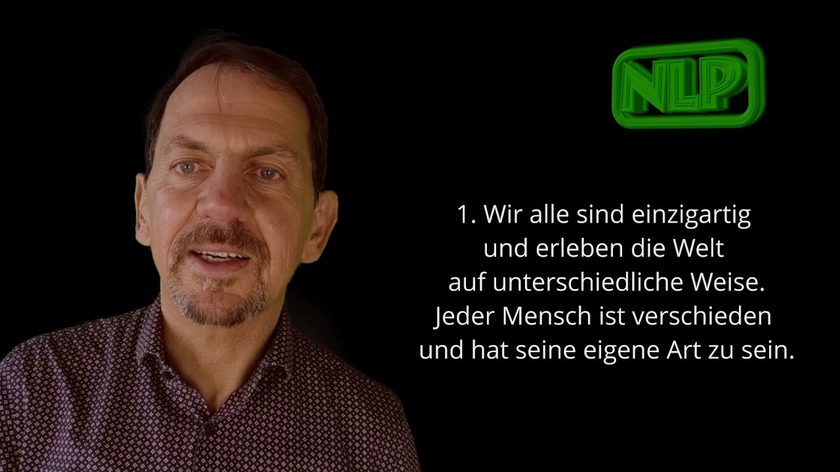 NLP Vorannahmen - Einzigartigkeit