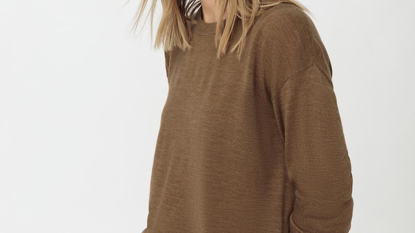 hessnatur Damen Pullover aus Bio-Merinowolle - braun - Größe 38