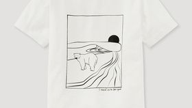 hessnatur Kinder Print-Shirt aus Bio-Baumwolle - weiß - Größe 134/140