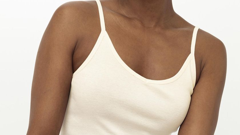 hessnatur Damen Spaghetti-Top V-Neck im 2er Pa - natur - Größe 42