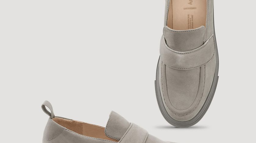 hessnatur Damen Sportiver Loafer - grau - Größe 38