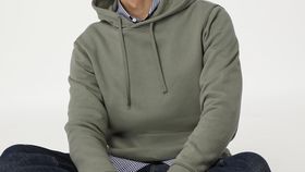 hessnatur Herren Sweat-Hoodie Relaxed aus Bio-Baumwolle - grün - Größe 50