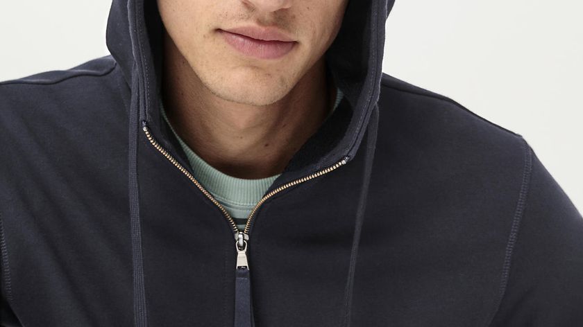 hessnatur Herren Sweatjacke aus Bio-Baumwolle - blau - Größe 52