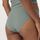 hessnatur Damen Slip Regular Cut SOFT RIB aus Bio-Baumwolle - grün - Größe 44