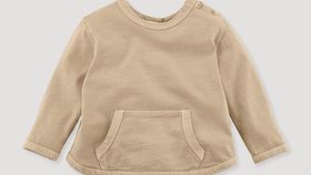 hessnatur Baby Shirt Mineral Dye aus Bio-Baumwolle - beige - Größe 86/92