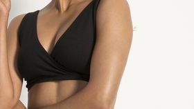 hessnatur Soft-Bustier aus Bio-Baumwolle - schwarz - Größe M