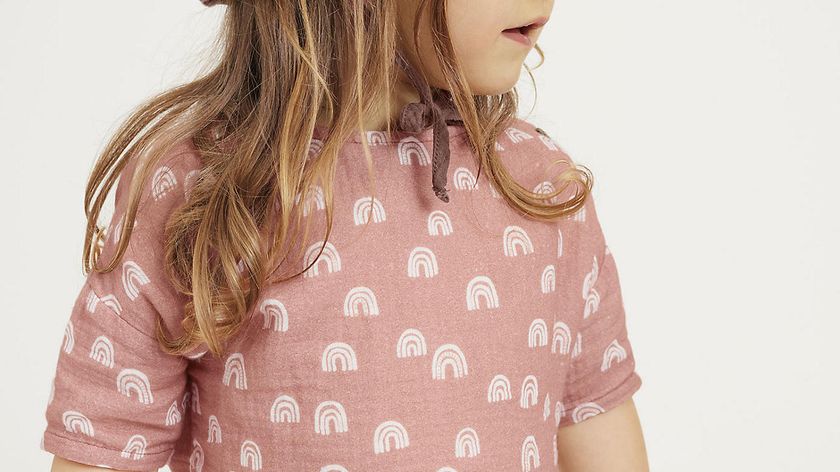 hessnatur Baby Musselin-Shirt aus Bio-Baumwolle - rosa - Größe 62/68