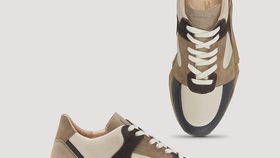 hessnatur Herren Sneaker Runner - beige - Größe 44