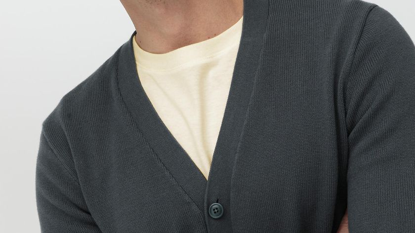 hessnatur Herren Cardigan aus Bio-Baumwolle - grün - Größe 52