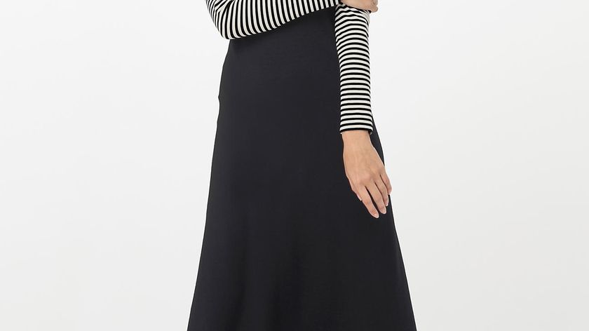 hessnatur Damen Strickkleid - schwarz - Größe 34