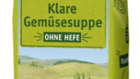 Bio Klare Suppe, ohne Hefe