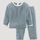 hessnatur Baby Pyjama aus Bio-Baumwolle - blau - Größe 62/68