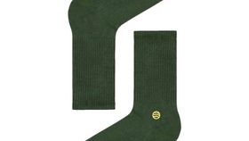 Natural Vibes Basic Green: dunkelgrüne Socken in Bio-Qualität