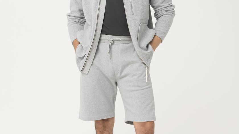 hessnatur Herren Sweatshorts aus Bio-Baumwolle - grau - Größe 56