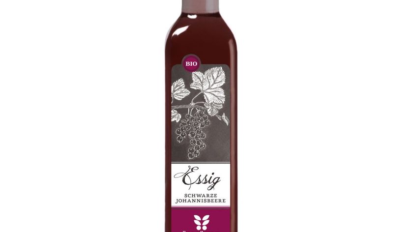 Johannisbeer Essig - vegan und sehr feines Cassis Aroma