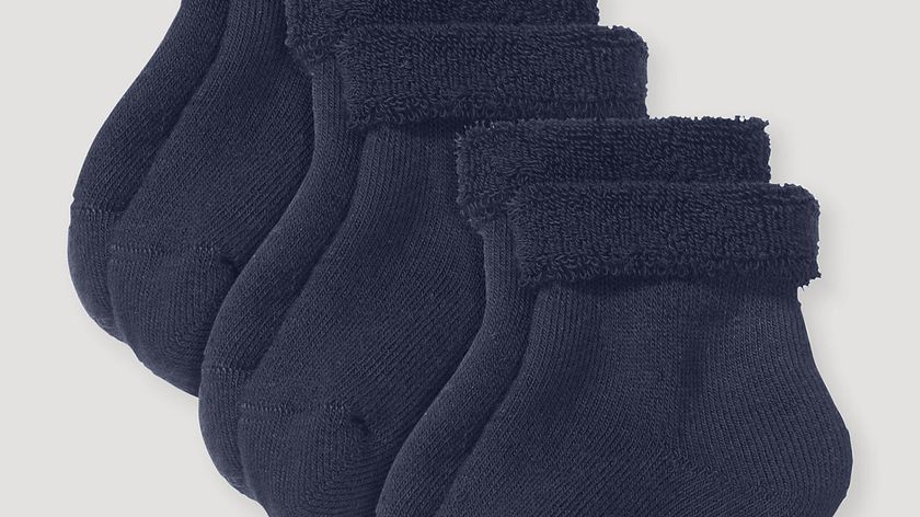 hessnatur Baby Plüsch Socken im 3er-Pack - blau - Größe 19-22