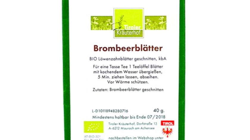 Biotee Brombeerblätter Tee