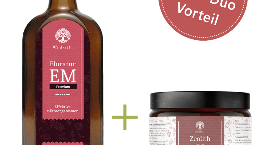 Zeolith + Floratur EM Premium - Hergestellt mit Effektiven Mikroorganismen