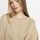 hessnatur Loungewear Sweatshirt aus Bio-Baumwolle mit Kapok - beige - Größe 34