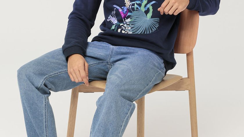 hessnatur Herren Sweater NAITO aus Bio-Baumwolle - blau - Größe 50