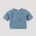 hessnatur Baby Musselin Shirt aus Bio-Baumwolle - blau - Größe 98/104