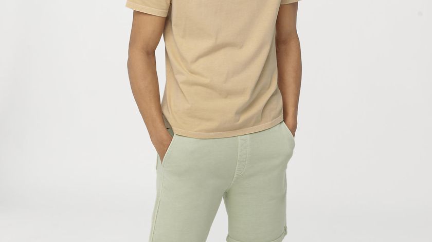 hessnatur Herren Sweatshorts mineralgefärbt aus Bio-Baumwolle - grün - Größe 52