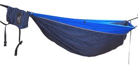 Camper Double Hammock Lightblue / Navy / Lightblue