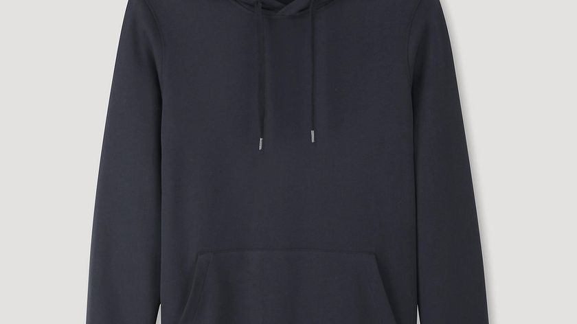 hessnatur Herren Hoodie aus Bio-Baumwolle - blau - Größe 48