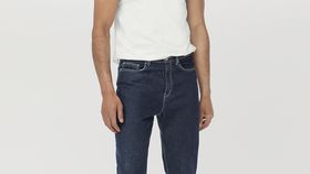 hessnatur Herren Jeans MADS Relaxed Tapered aus Bio-Denim - blau - Größe 33/30