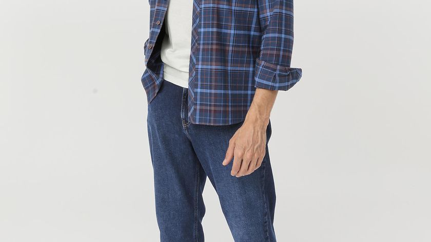 hessnatur Herren Flanell-Karohemd Relaxed Fit aus Bio-Baumwolle - blau - Größe M (41/42)