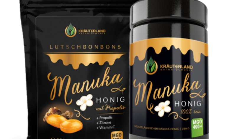 Set Manuka Honig MGO 400+ 250g & Bonbons 100g