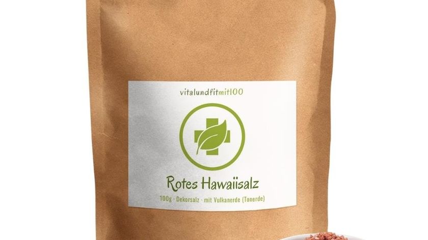 Hawaiisalz Alaea Rot Gold (Dekorsalz) 100 g