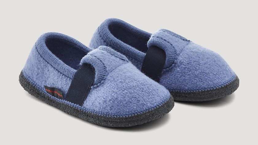 hessnatur Kinderschuhe Hausschuhe - blau - Größe 34