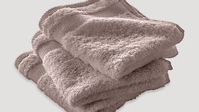 hessnatur Frottee-Waschtuch im 3er-Set aus Bio-Baumwolle - rosa - Größe 30x30 cm