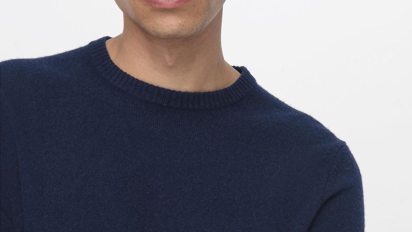 hessnatur Herren Pullover aus Schurwolle mit Kaschmir - blau - Größe 46