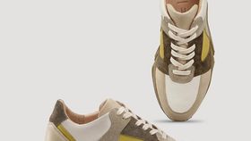 hessnatur Herren Sneaker Runner - beige - Größe 46