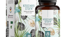 Calcium Kapseln mit Vitamin C - Knochenstark - 5 Dosen Knochenstark