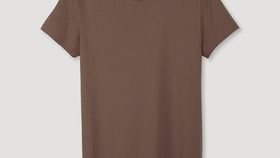 hessnatur Herren T-Shirt aus Bio-Baumwolle - braun - Größe 52