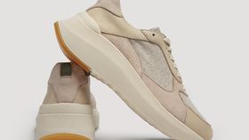 hessnatur Damen Sneaker Chunky - beige - Größe 39