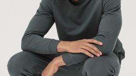 hessnatur Herren Sweater aus Bio-Baumwolle - grün - Größe 56