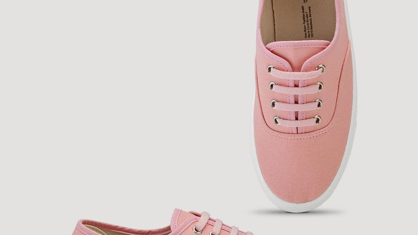 hessnatur Damen Sneaker Canvas - rosa - Größe 40